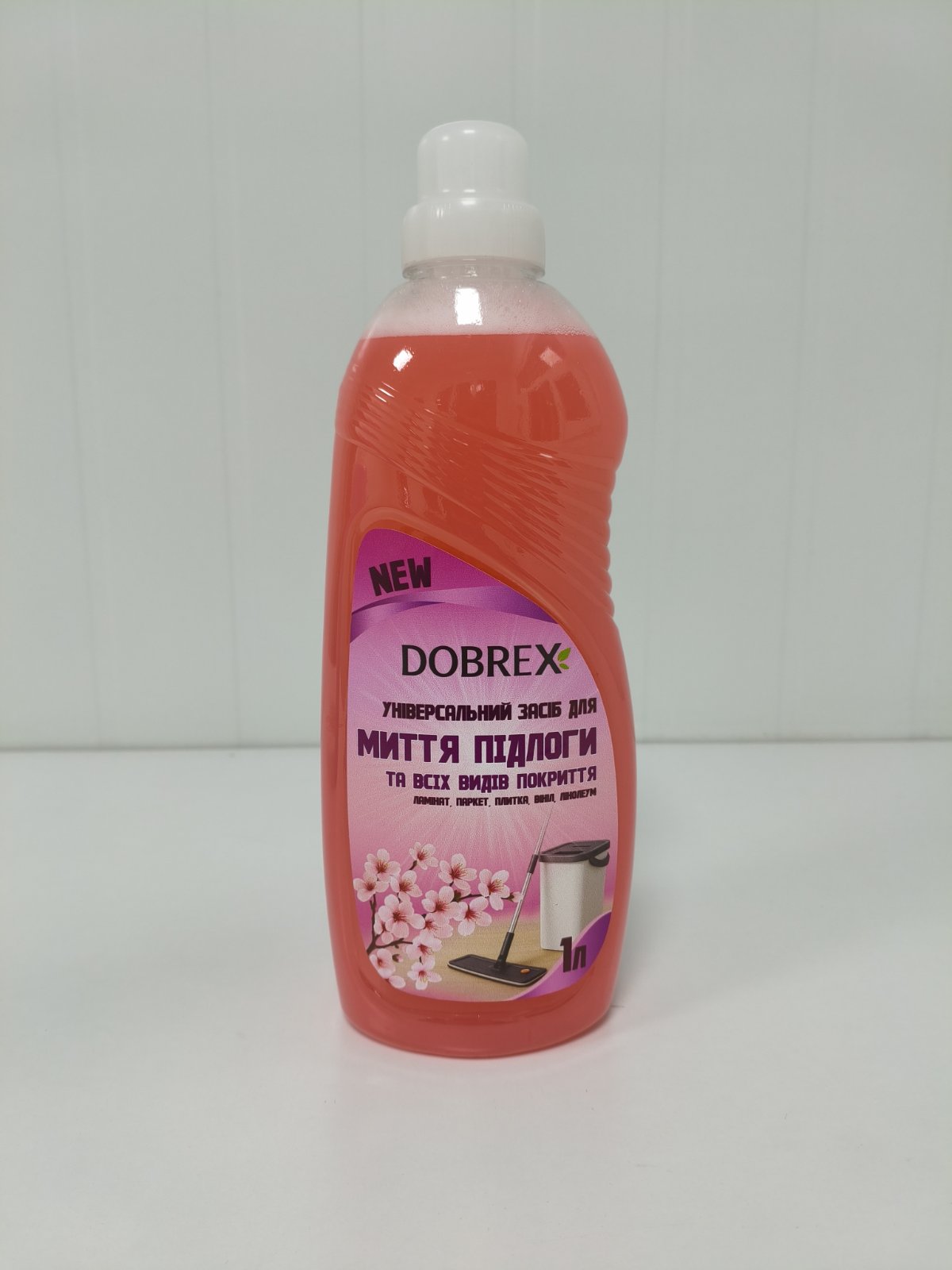 DOBREX Засіб для миття підлоги та всіх типів покриттів Квіткова свіжість 1 л